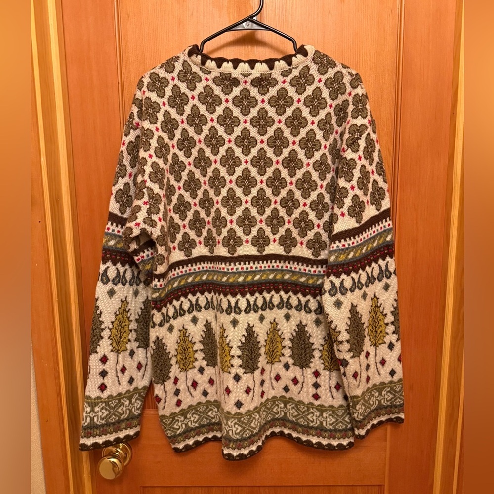 Vintage 80’s Esprit Multicolor Knit Sweater - Picture 2 of 10